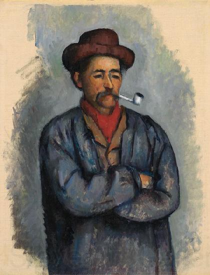 Paul Cezanne Man with a Pipe Norge oil painting art